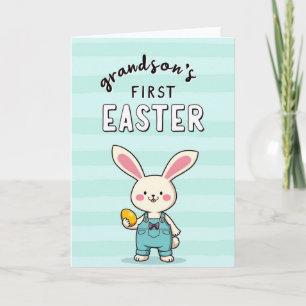 Carte de premier jour de Pâques de Bunny