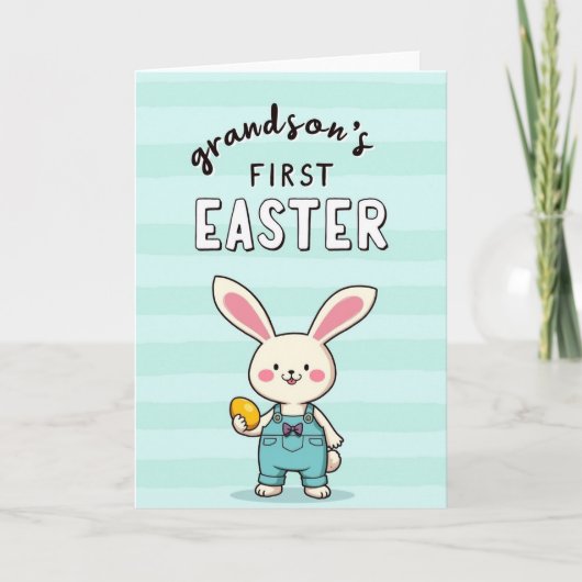 Carte de premier jour de Pâques de Bunny (Devant)