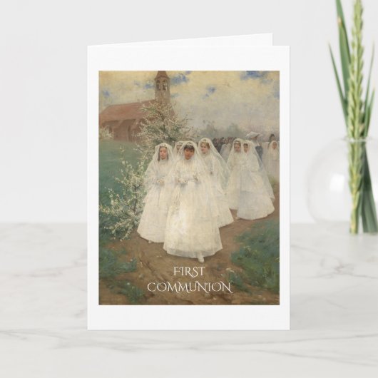 Carte de première communion (Devant)