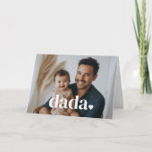 Carte de première fête des pères Dada Heart (Devant)
