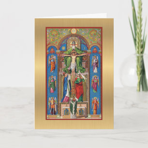 Carte de première messe traditionnelle d'un prêtre