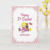 Carte de première occasion heureuse (Fleur jaune)