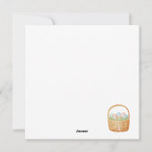 Carte de première Pâques personnalisée, 1er agneau (Dos)