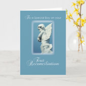 Carte de première réconciliation pour Catholique G (Fleur jaune)