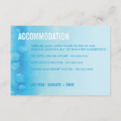 CARTE DE PRESENT :: aquarelle bleu ombre (Dos)