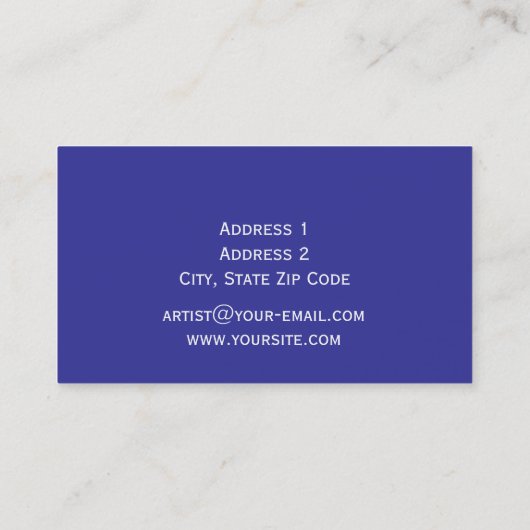 Carte de Présentation - Abstract0030 (Dos)