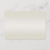 Carte de présentation avec détails de perles blanc (Dos)