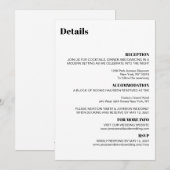 Carte de présentation avec détails modernes chic (Devant / Derrière)