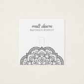 Carte de présentation de bague en mandala avec écr (Devant)