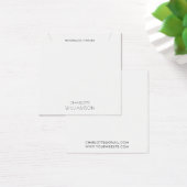 Carte de présentation de bijoux à typographie mini (Bureau)