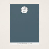 Carte de présentation de bijoux Boucle d'oreille + (Devant)