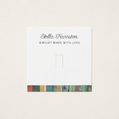 Carte de Présentation de Bijoux de Bague Rustique  (Devant)