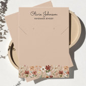 Carte de Présentation de Bijoux Fleur des Champs à