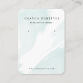 Carte de Présentation de Boucle d'Oreille Aquarell (Devant)