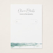 Carte de Présentation de Boucles d'Oreilles à Anne (Devant)