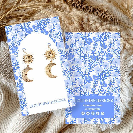 Carte de Présentation de Boucles d'Oreilles à Arch