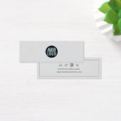 Carte de Présentation de Boucles d'Oreilles avec L (Bureau)