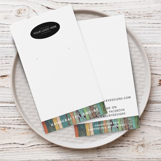 Carte de Présentation de Boucles d'Oreilles Chic A