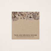 Carte de Présentation de Boucles d'Oreilles Clou F (Devant)