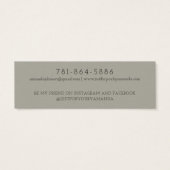 Carte de présentation de boucles d'oreilles en boi (Dos)