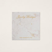 Carte de présentation de boucles d'oreilles en QR  (Devant)