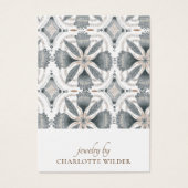 Carte de Présentation de Boucles d'Oreilles Formes (Devant)