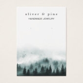 Carte de présentation de boucles d'oreilles Montag (Devant)