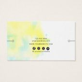 Carte de Présentation de Bracelet • Éclaboussure S (Dos)
