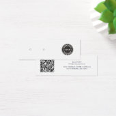 Carte de présentation de code QR de logo d'entrepr (Bureau)