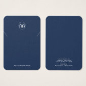 Carte de Présentation de Collier de Couleur Person (Devant & derrière)