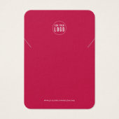 Carte de Présentation de Collier de Couleur Person (Devant)