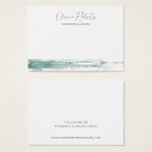 Carte de présentation de collier et bracelet à écr (Devant & derrière)