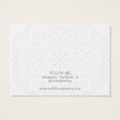 Carte de présentation de collier et bracelet manda (Dos)