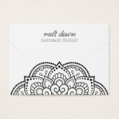 Carte de présentation de collier et bracelet manda (Devant)