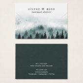 Carte de présentation de collier et bracelet Misty (Devant & derrière)