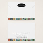 Carte de Présentation de Collier ou Bracelet avec  (Devant & derrière)