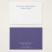 Carte de présentation de collier ou de bracelet mo (Devant & derrière)