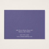 Carte de présentation de collier ou de bracelet mo (Dos)