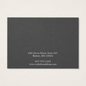 Carte de Présentation de Collier ou de Bracelet Si (Dos)