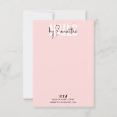 Carte de présentation de faux ongles avec guide de (Devant)