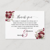 Carte de Présentation de Panier de Bienvenue Fleur (Devant)