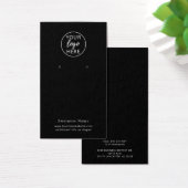 Carte de présentation d'earrings pour petite entre (Bureau)