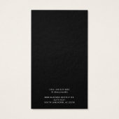 Carte de présentation d'earrings pour petite entre (Dos)