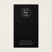 Carte de présentation d'earrings pour petite entre (Devant)