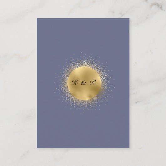 Carte de Présentation du Croissant de Lune Céleste (Dos)