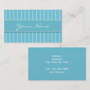 Carte de Présentation - Lignes Bleues