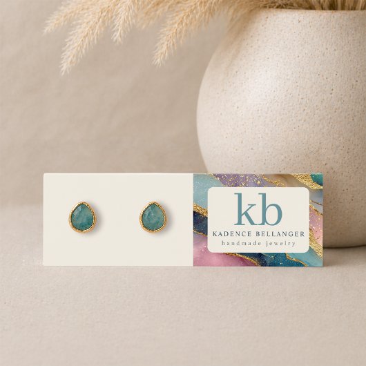 Carte de Présentation Mini pour Boucles d'Oreilles