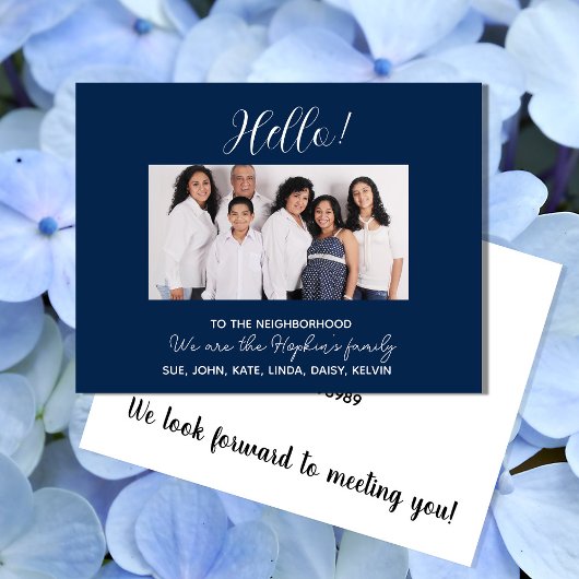 Carte de Présentation "Nous sommes Nouveaux dans l