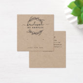 Carte de présentation pour boucles d'oreilles à tê (Bureau)