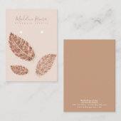 Carte de Présentation pour Boucles d'Oreilles Arti (Devant / Derrière)